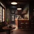 create a cozy coffee shop soundscape