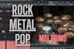 program midi drums for your rock, pop, metal song