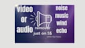 fix audio editing to remove background noise or music