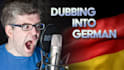 dub your video into german language