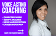 provide vocal coaching for character and video games