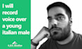 record an italian male voice over