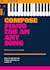 create piano backing track, remake, for karaoke