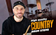 professionally record country drums for your songs