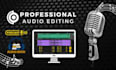 edit audio, remove noise, and remove unusual parts