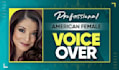 record a professional american female voiceover