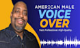 record a professional american male voice over