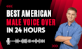 record a professional male american voice over