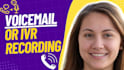 record a professional IVR voice over or voicemail greeting in less than 24h