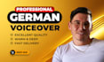 record a german male voice for anime or video game character