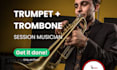 record trumpet and trombone brass section