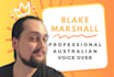 record professional high quality male australian voice over