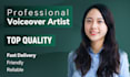 record a professional chinese voiceover mandarin female