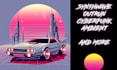 do synthwave, outrun, vaporwave, cyberpunk and more