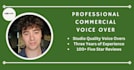 record professional commercial voiceover