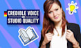 record a german voice over for explainer videos