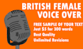 generate a human like british ai voice over
