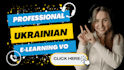 record a female ukrainian elearning voice over