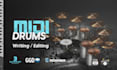 create realistic midi drums track for rock, pop punk track