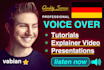 record german voice over tutorials explainer video presentations