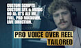 create a broadcast ready voiceover demo reel for voice actors