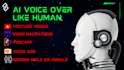 create premium deep ai voice over