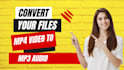 convert mp4 to mp3, youtube to mp3, video to mp3, extract audio