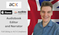 edit, mix and master your audiobook to acx approved
