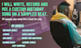 write, produce a custom birthday rap song or verse