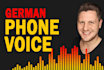 record a german phone message or voicemail IVR mailbox