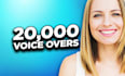 record a professional american female voice over in english