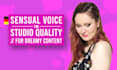 create a soft and dreamy german voice over