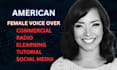 be your north american female voice over narrator