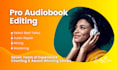 edit, mix, and master your audiobook