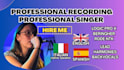 be your female vocals, harmonies or lead vocal