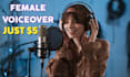 create humanlike female ai voiceover