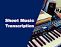 transcribe sheet music for any instrument
