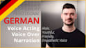 record professional german voice over , friendly empathetic voice