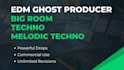produce professional bigroom, techno, and melodic techno edm tracks