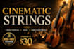 compose cinematic strings and orchestral arrangements for your track