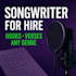 write lyrics and melodies for your song in any genre