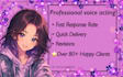 record a female voice over