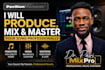 produce, mix and master your song professionally