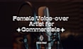 voiceover for advertisement or commercials