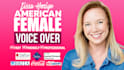 record a professional american female voiceover