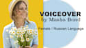 record a natural female russian voice over