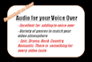 do podcast audio editing and podcast intro outro background