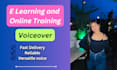 record e learning , training, educational voiceovers