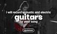 record acoustic and electric guitars for your song