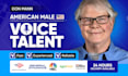 record a professional american male english voice over fast